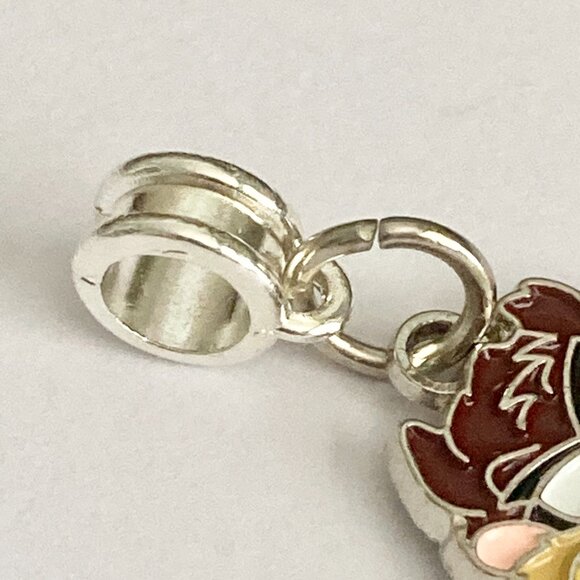 Taz Tas Tasmanian Devil Charm European Bead Bracelet Warner Bros Looney Tunes - Picture 6 of 9